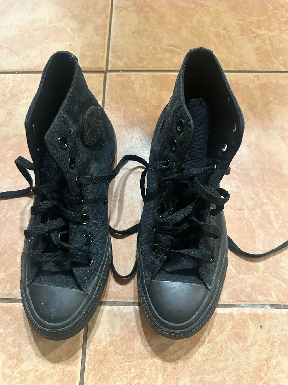 Converse High Top Sneakers in Black - Picture 2 of 3